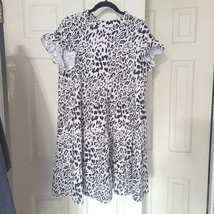 Animal print dress